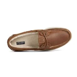 Sperry - Men's Authentic Original 2-Eye Cozy Tan Shoes (STS24468) -Sperry Sales Store Sperry Men s Authentic Original 2 Eye Cozy Tan Shoes STS24468 4