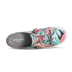 Sperry - Women's Crest Vibe Coral Floral Mule Shoes (STS87455) -Sperry Sales Store Sperry Women s Crest Vibe Coral Floral Mule Sneaker STS87455 04